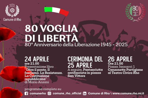 80 voglia di libertà 24 25 26 aprile
