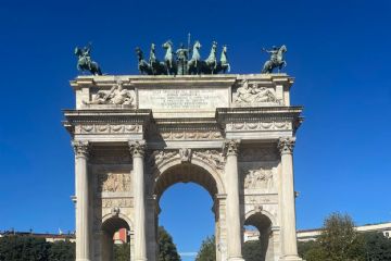 Raduno all’Arco della Pace di Milano
