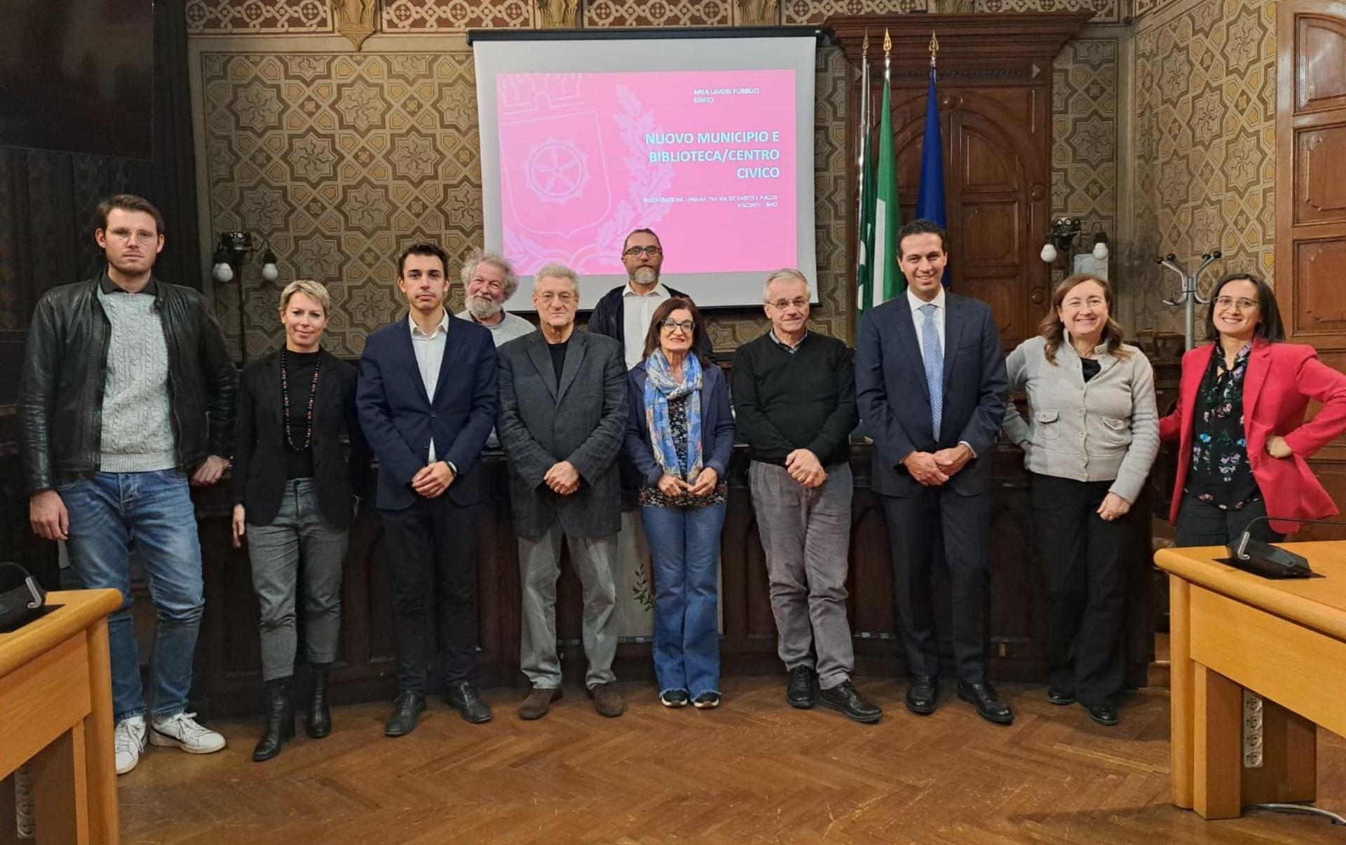  i consiglieri comunali presenti con la giunta al Forum PNRR