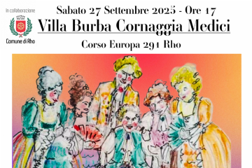locandina event Il matrimonio segreto- personaggi della commedia disegnati