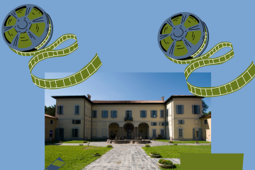 Burba esterni di Villa Burba e grafiche del cinema