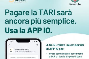 Pagare la TARI sarà ancora più semplice. Usa la APP IO