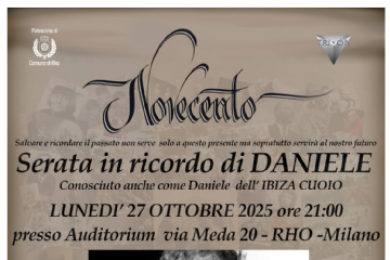 Novecento  Serata in ricordo di Daniele Bianchini conosciuto anche come Daniele dell'Ibiza cuoio, in foto Daniele che suona la chitarra