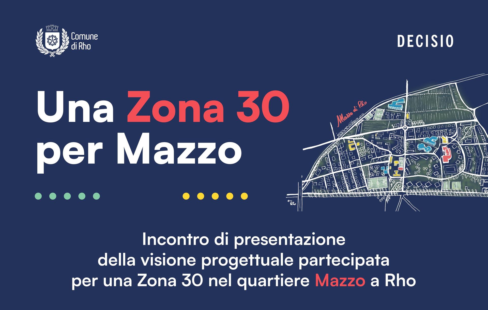 Grafica Una Zona 30 per Mazzo