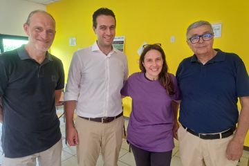 Nella foto da sinistra: Paolo Bianchi, Andrea Orlandi, Alessandra Locatelli e Renato Baroni