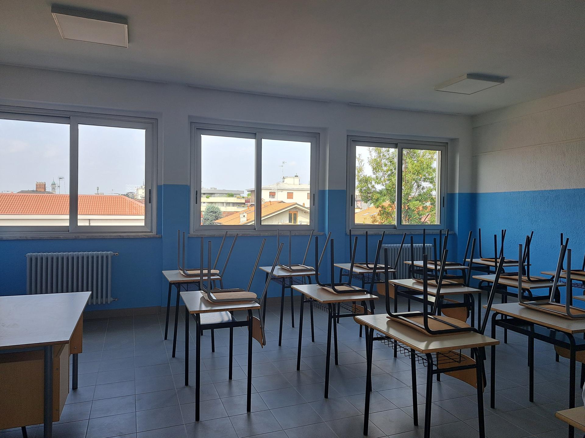Aule rinnovate e pronte ad accogliere gli studenti