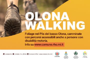 Olona Walking. Foliage nel Plis del basso Olona, camminate con percorsi accessibili anche a persone con disabilità motoria. Tutte le informazioni si trovano sul sito del Comune.