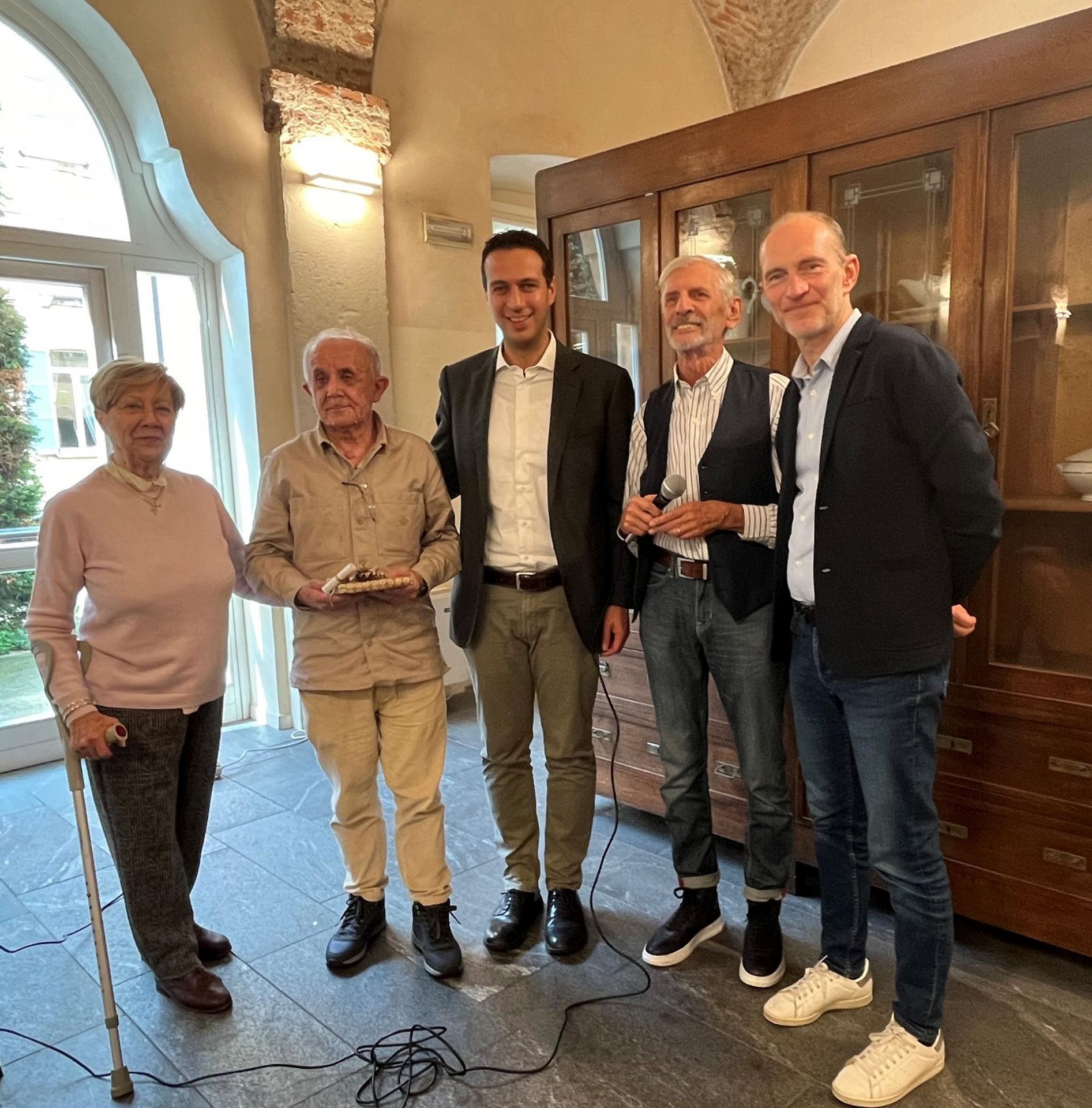 Nella foto: da sinistra Nadia Gallitognotta, Roberto Terrini, Andrea Orlandi, Gian Roberto Bonato, Paolo Bianchi