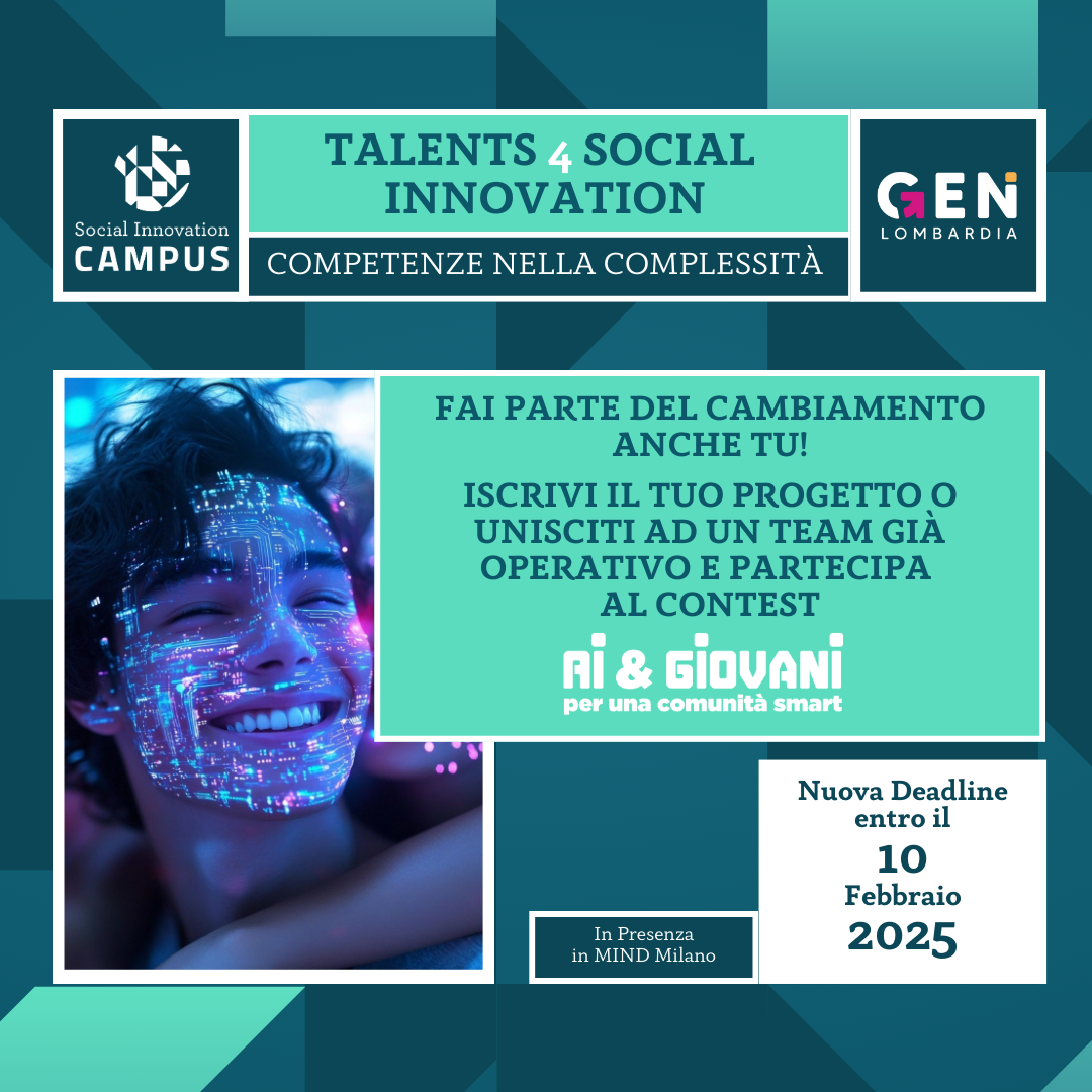 Partecipa al contest Ai &Giovani e presenta il tuo progetto o unisciti ad un team