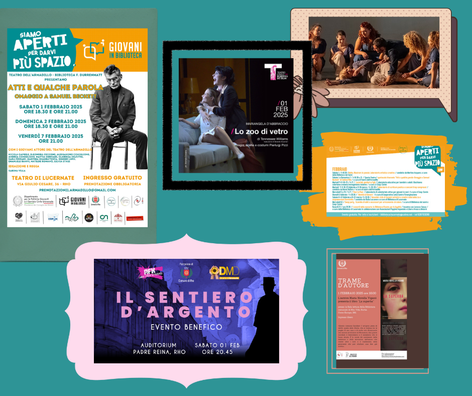 locandine eventi del fine settimana