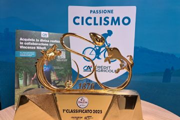 trofeo della Milano-Torino 2025 Passione Ciclismo Crédit Agricole di via Mascagni 1 (angolo via Pace).