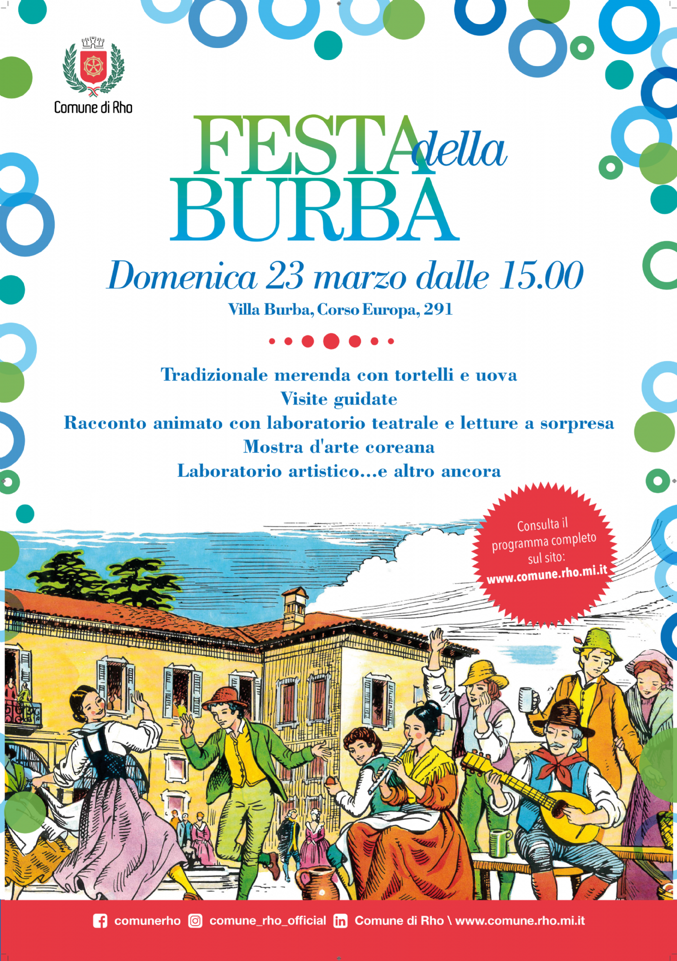 locandina Festa della Burba Domenica 23 marzo dalle 15.00