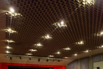 Sala rossa auditorium di via Meda