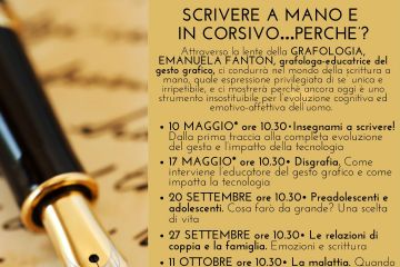 Scrivere a mano e in corsivo ... perchè? programma del corso