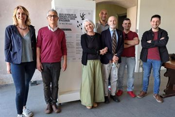da sinistra: Chiara Tenconi, Cristiano Bregamo, Claudia Luppi, Umberto, Fabio Guerrini, Jonata, Lorenzo Di Giuseppe