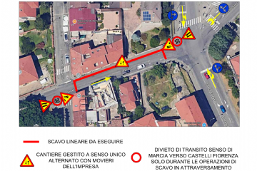 piantina dei lavori