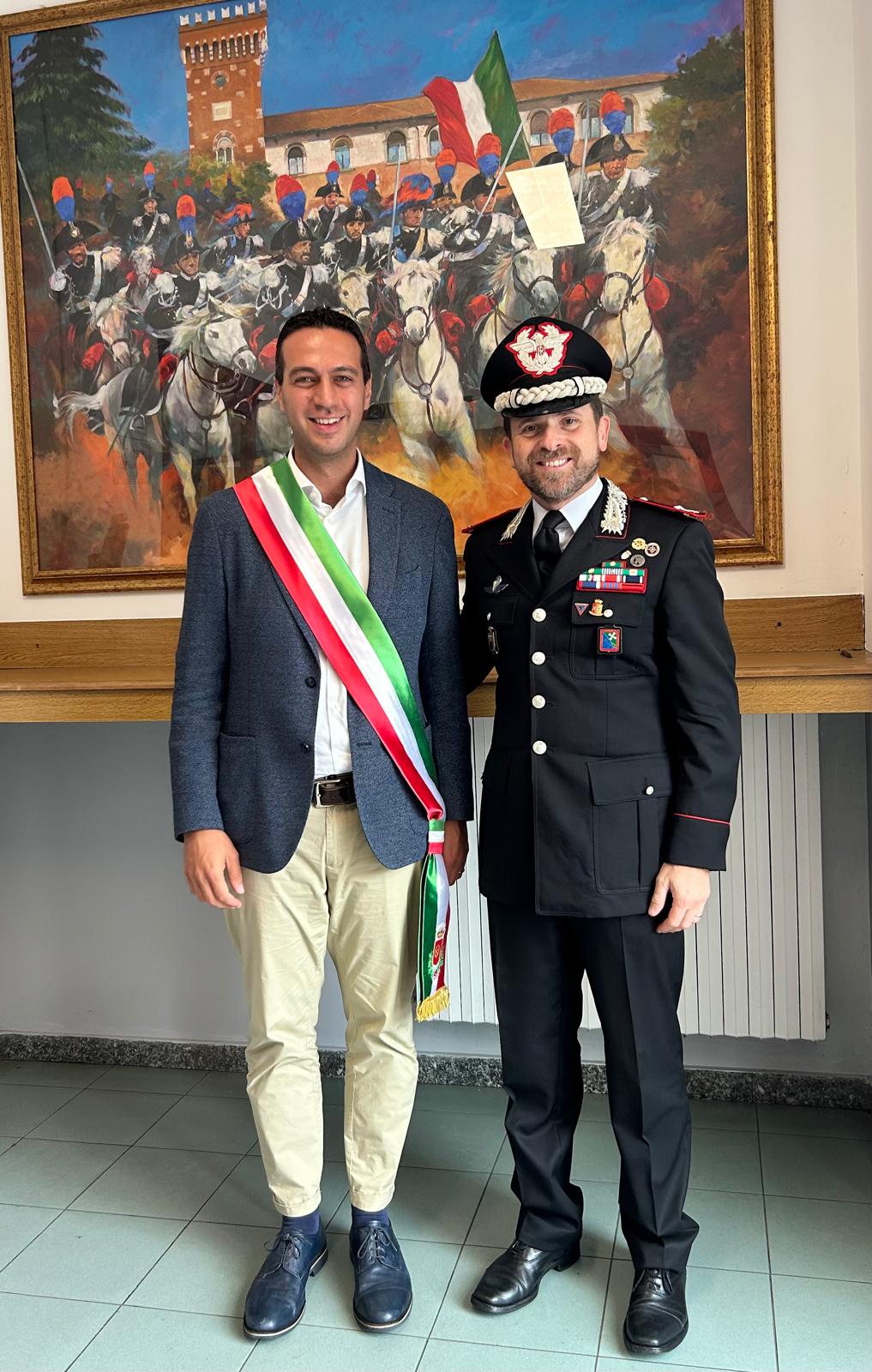  Sindaco Andrea Orlandi e il Generale di Brigata Rodolfo Santovito