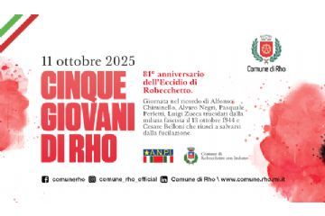 11 ottobre 2025 cinque giovani di Rho