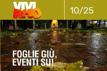 fronte cartolina VIVIRHO 10/25 Foglie giù, veneti su!