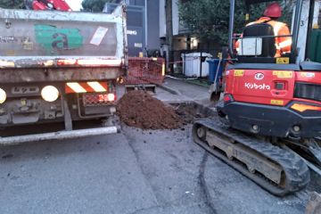 Guasto alla rete elettrica in via San Carlo