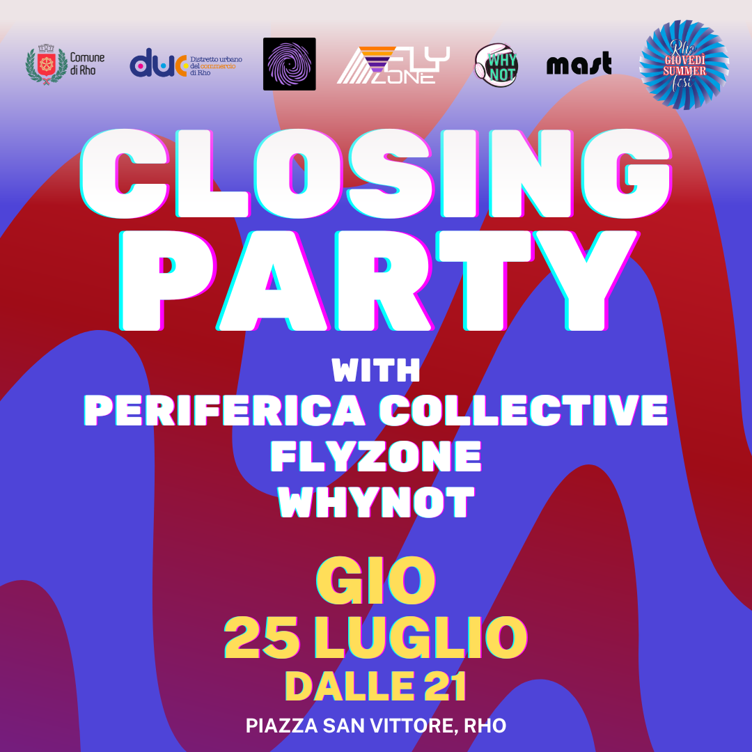 Grafica Closing Party 