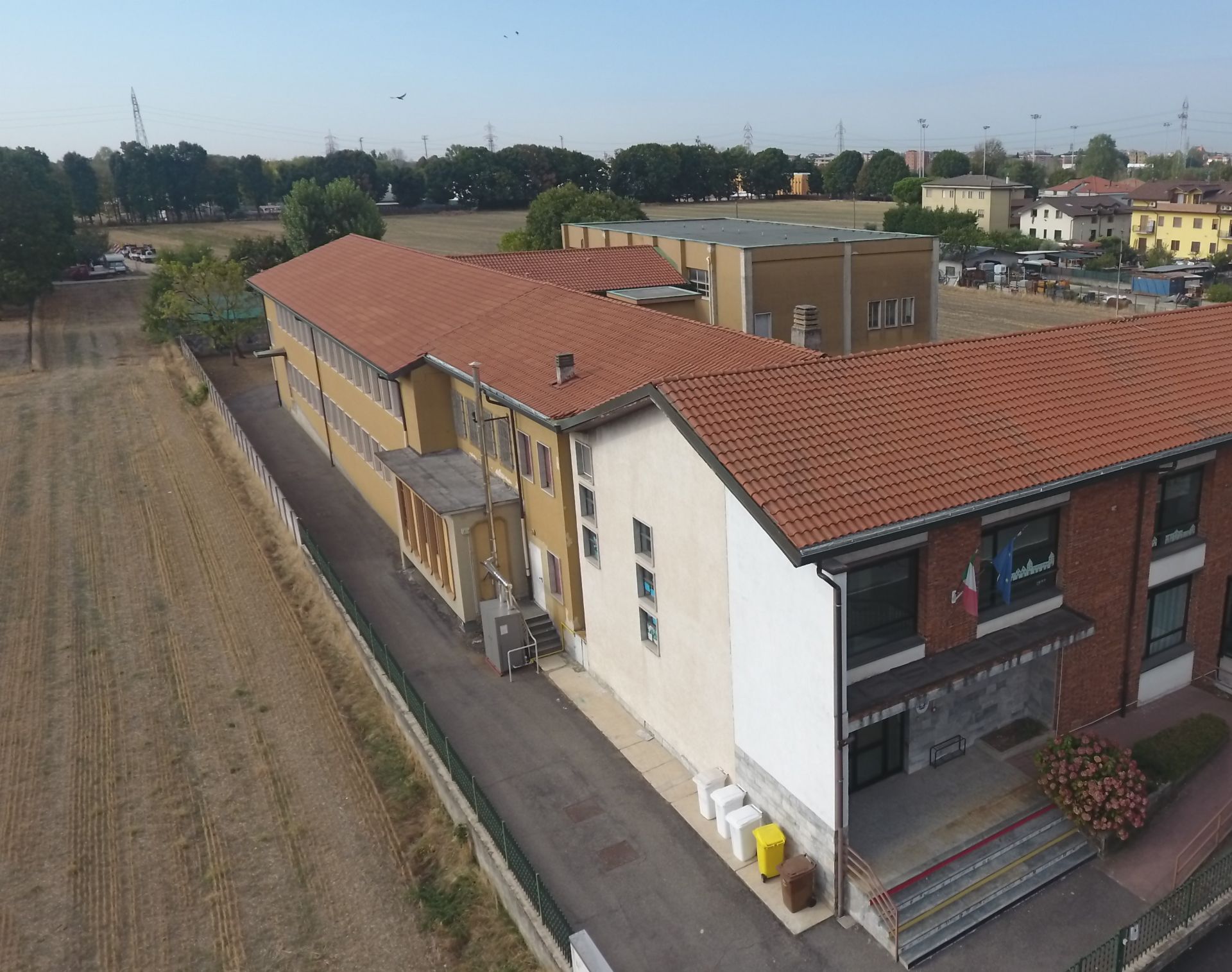 Vecchia scuola Sante Zennaro vista dall'alto