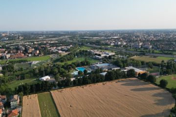 zona nuovo edificio scuola scuola Sante Zennaro vista dall'alto