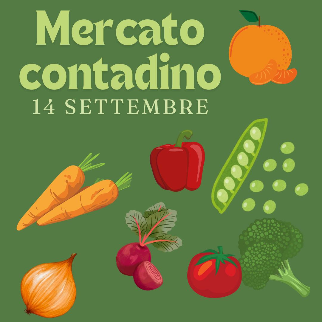 immagine con frutta e verdura e loghi
