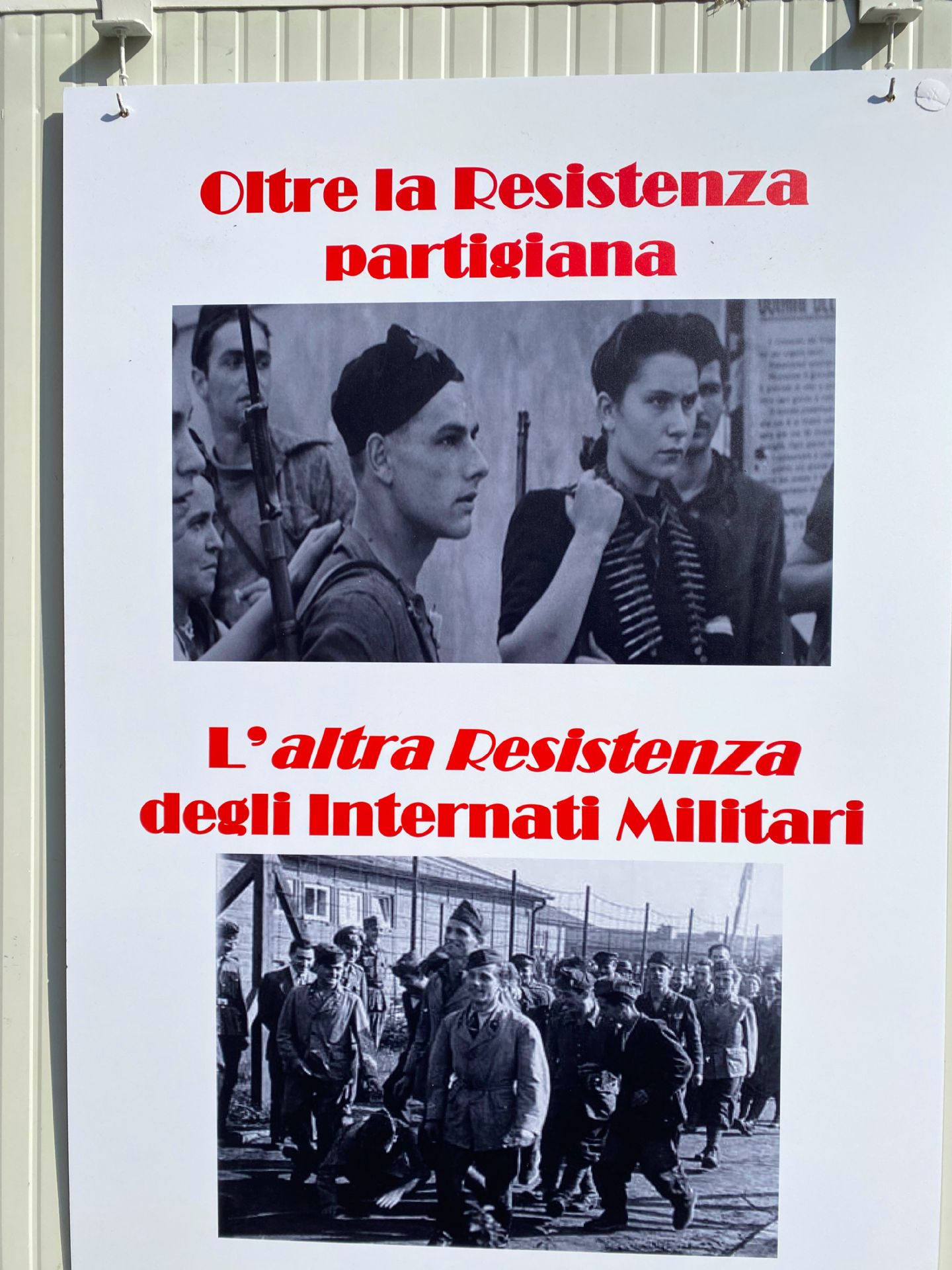 Oltre la resistenza partigiana - L'altra resistenza degli internati Militare