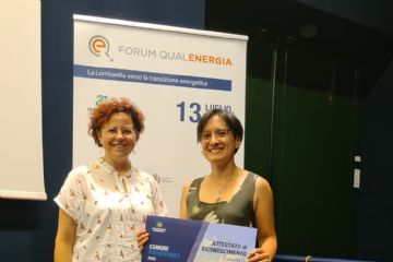 Energie rinnovabili: a Rho attestato di riconoscimento da Legambiente