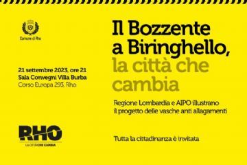 Bozzente: un incontro per illustrare il progetto delle vasche anti allagamenti a Biringhello