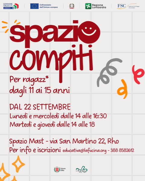 locandina Spazio compiti